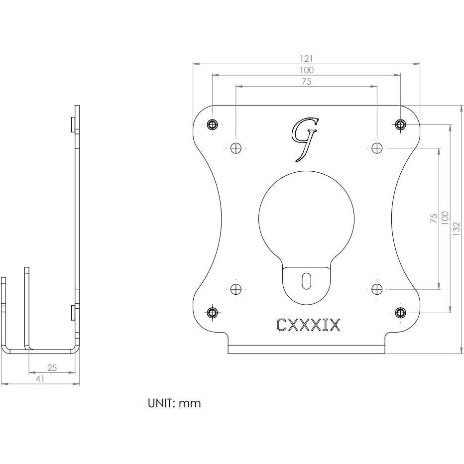 Soporte de Monitor Gladiator Joe VESA para HP 32" 4WH45AA