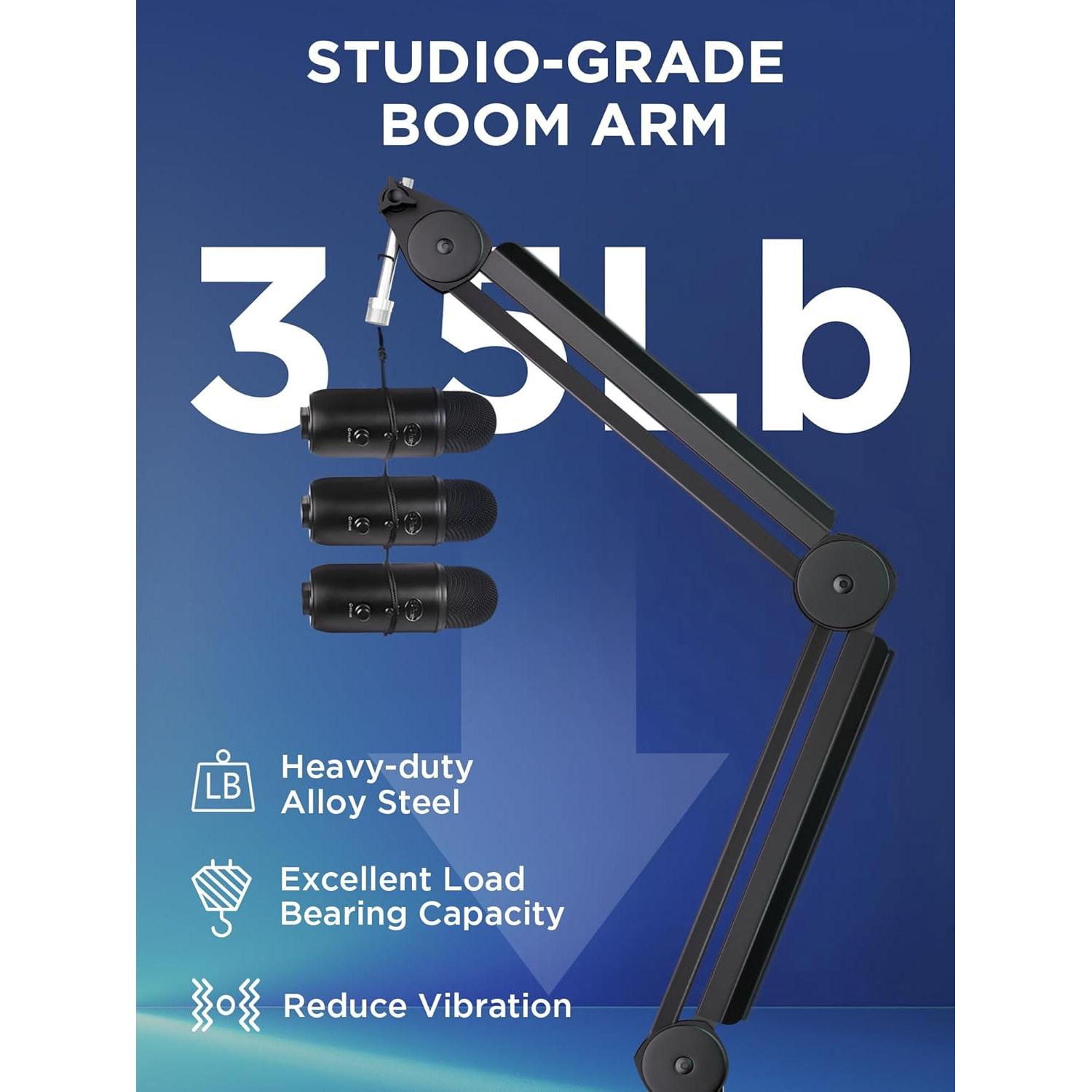 Soporte de Micrófono InnoGear Brazo Boom Ajustable 1.59 kg