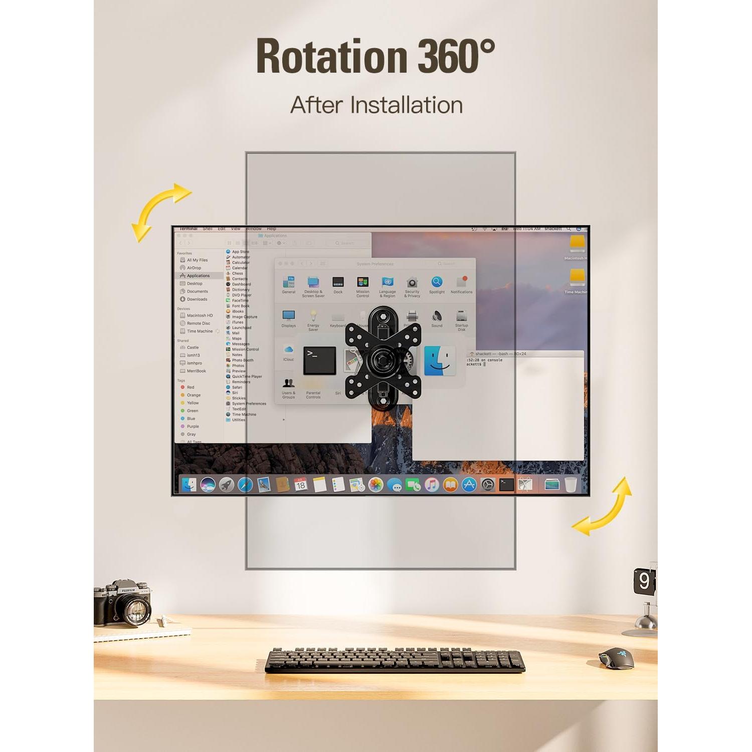 Soporte de Pared para Monitor Mounting Dream MD2463 10-26" 15kg