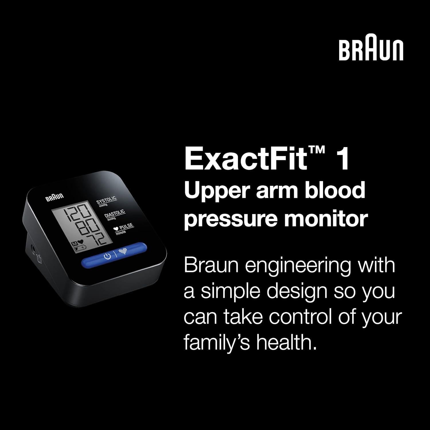 Monitor Digital de Presión Arterial Braun ExactFit 1 BUA5000