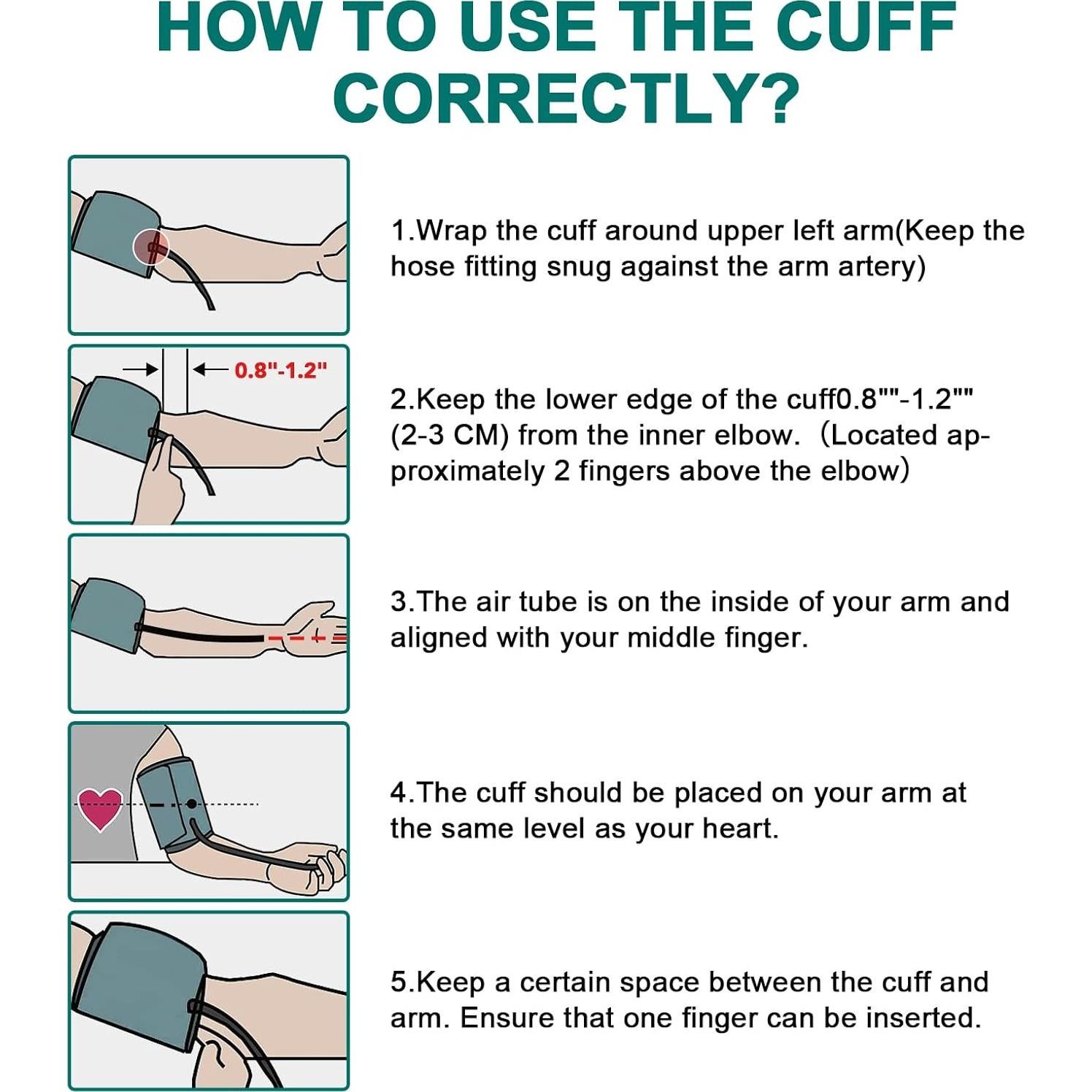 Manguito de Presión Arterial XL Maguja 22-52CM Ajustable