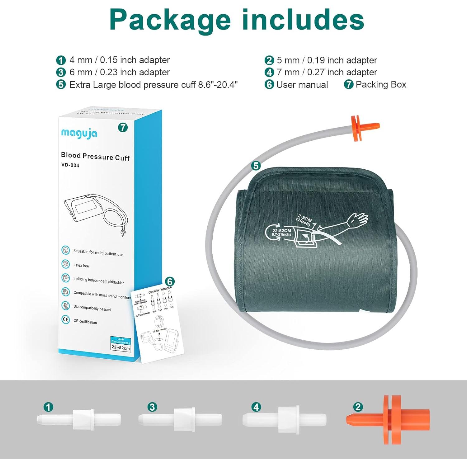 Manguito de Presión Arterial XL Maguja 22-52CM Ajustable