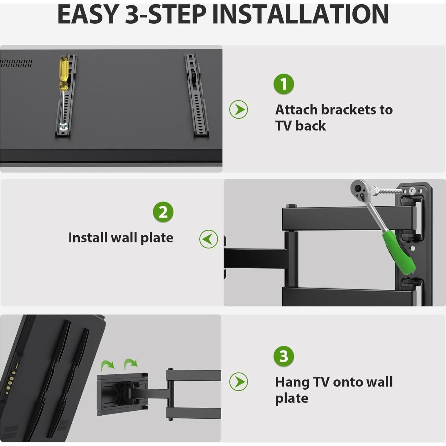 Soporte de Pared para TV USX MOUNT 26-60" Movimiento Completo