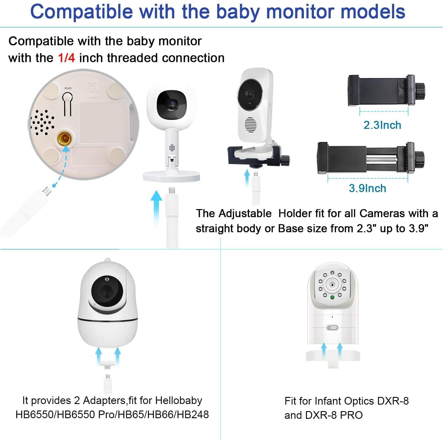 Soporte de Piso Ajustable para Monitor de Bebé AOZTSUN 67"