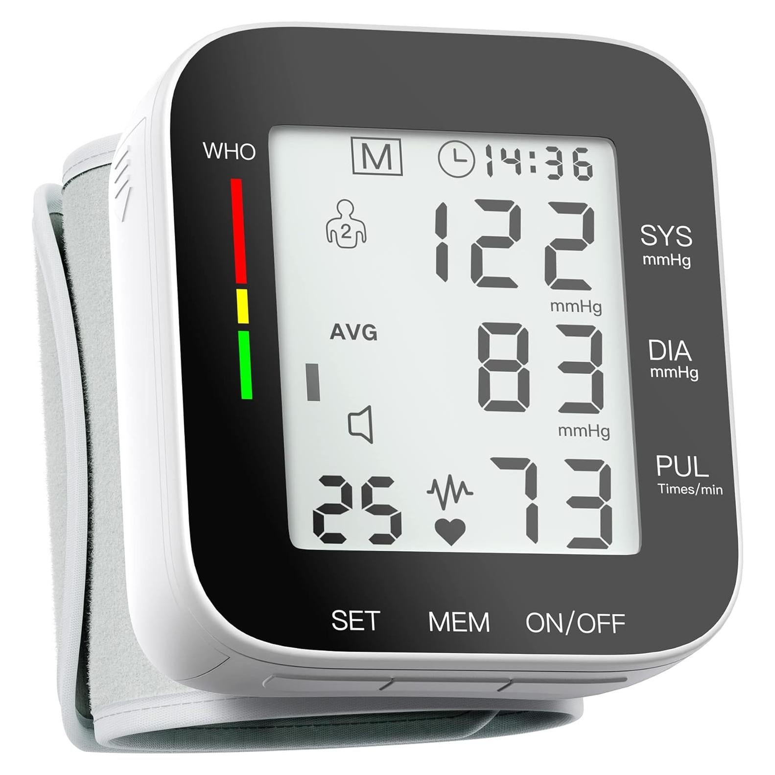 Monitor de Presión Arterial Automático W1681 con Pantalla LCD