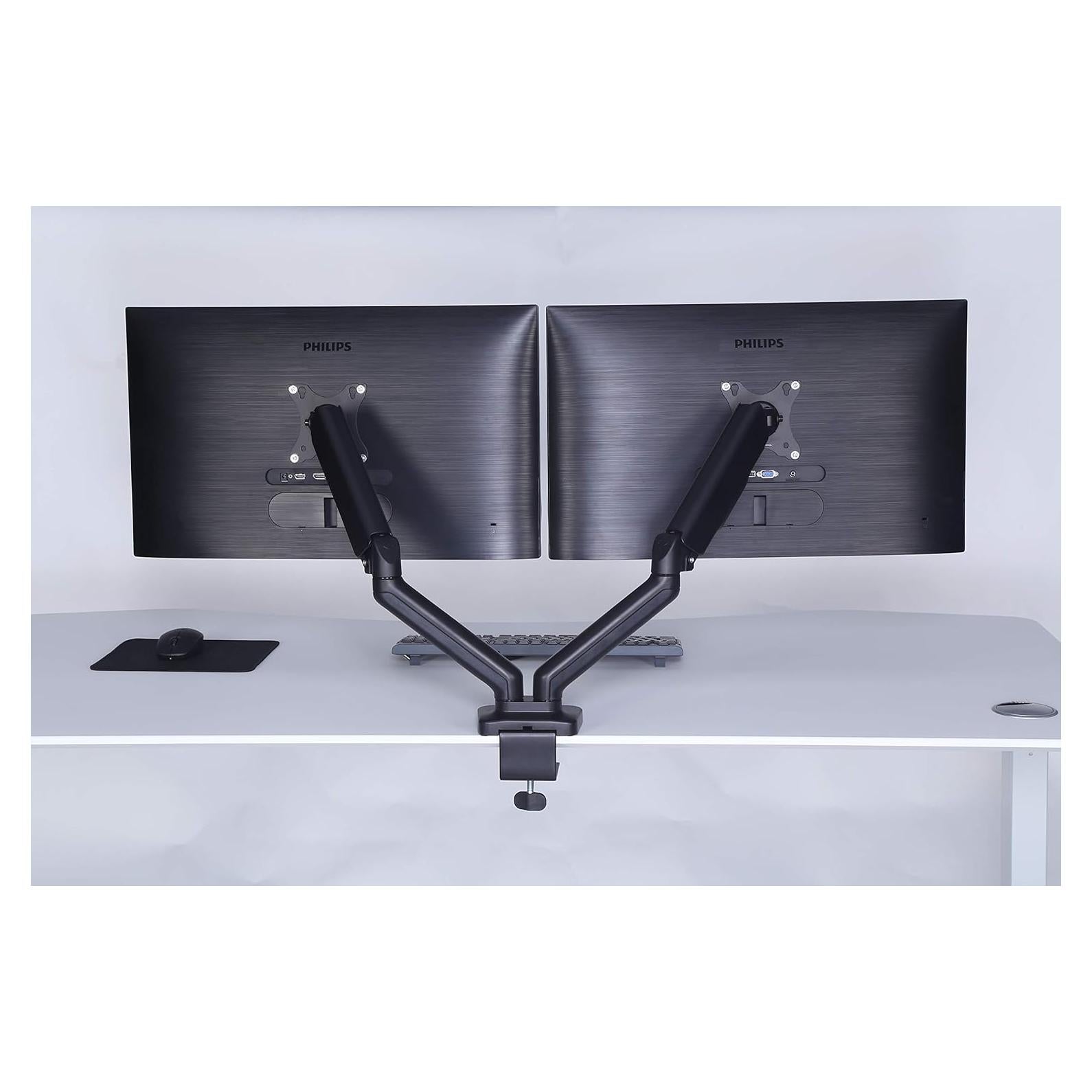 Soporte Doble para Monitor ApexDesk DMM-24 Altura Ajustable