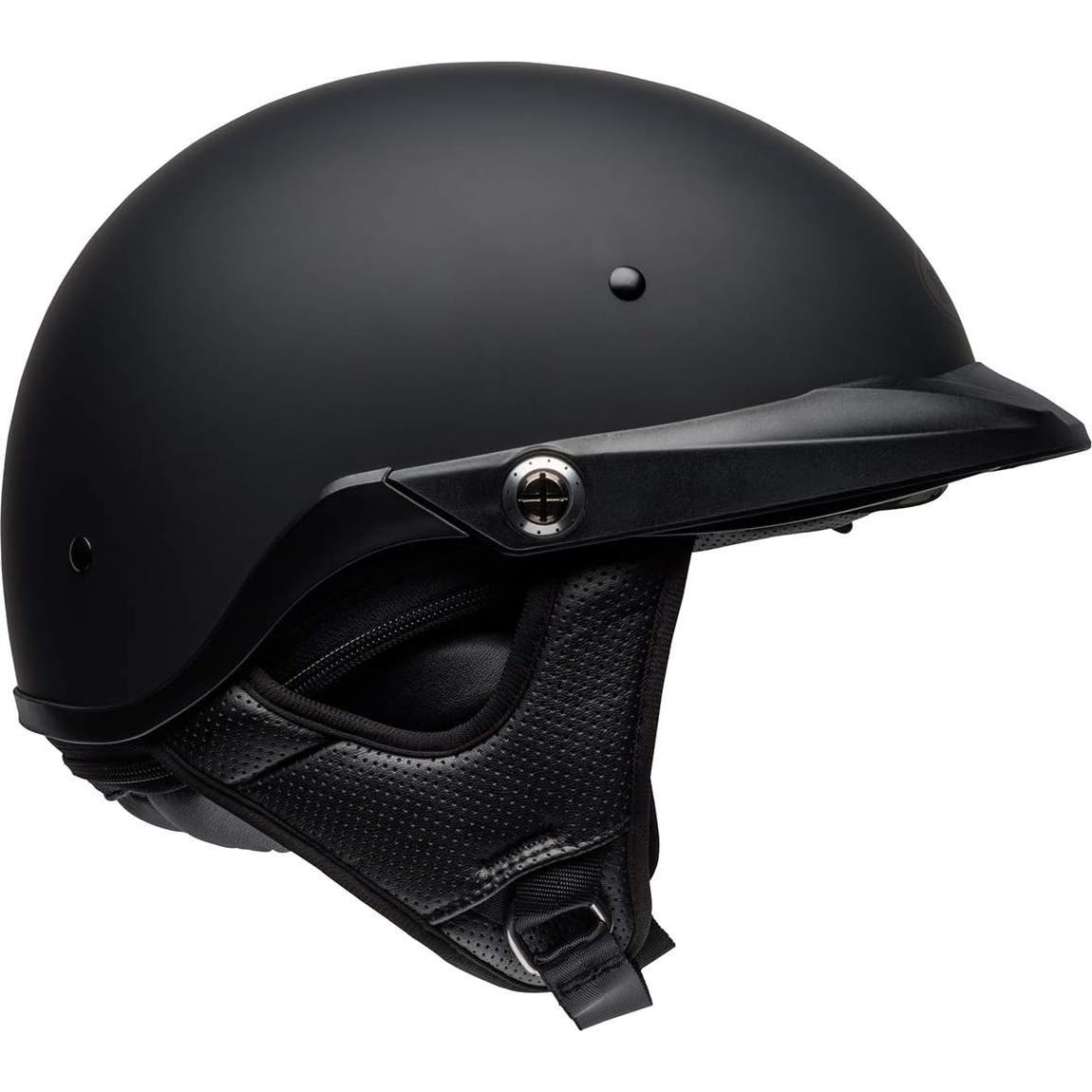 Casco BELL Pit Boss Mediano Negro Mate con Protector Solar