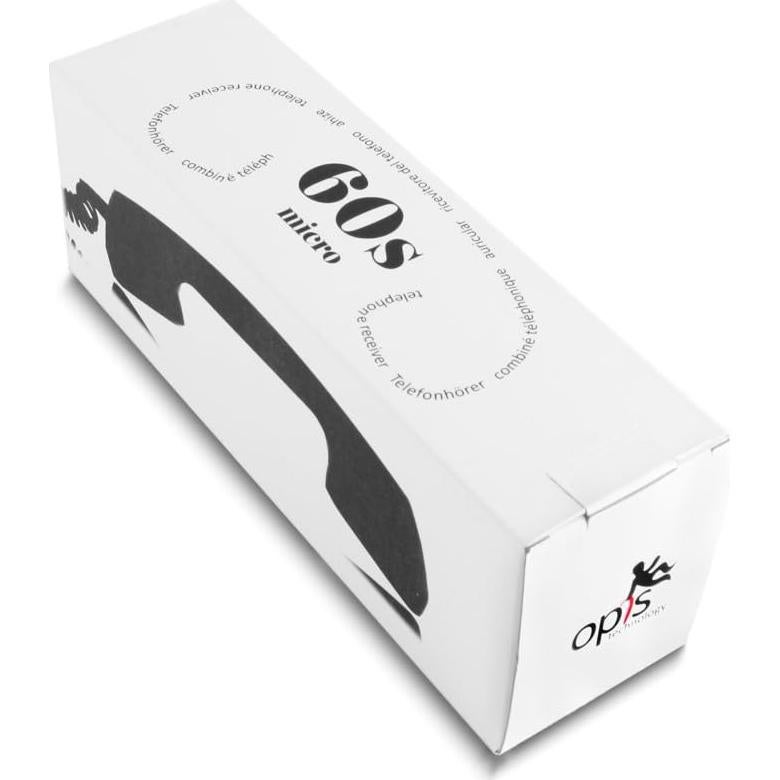 Auricular Retro Opis 60s Micro USB-C y 3.5mm Azul