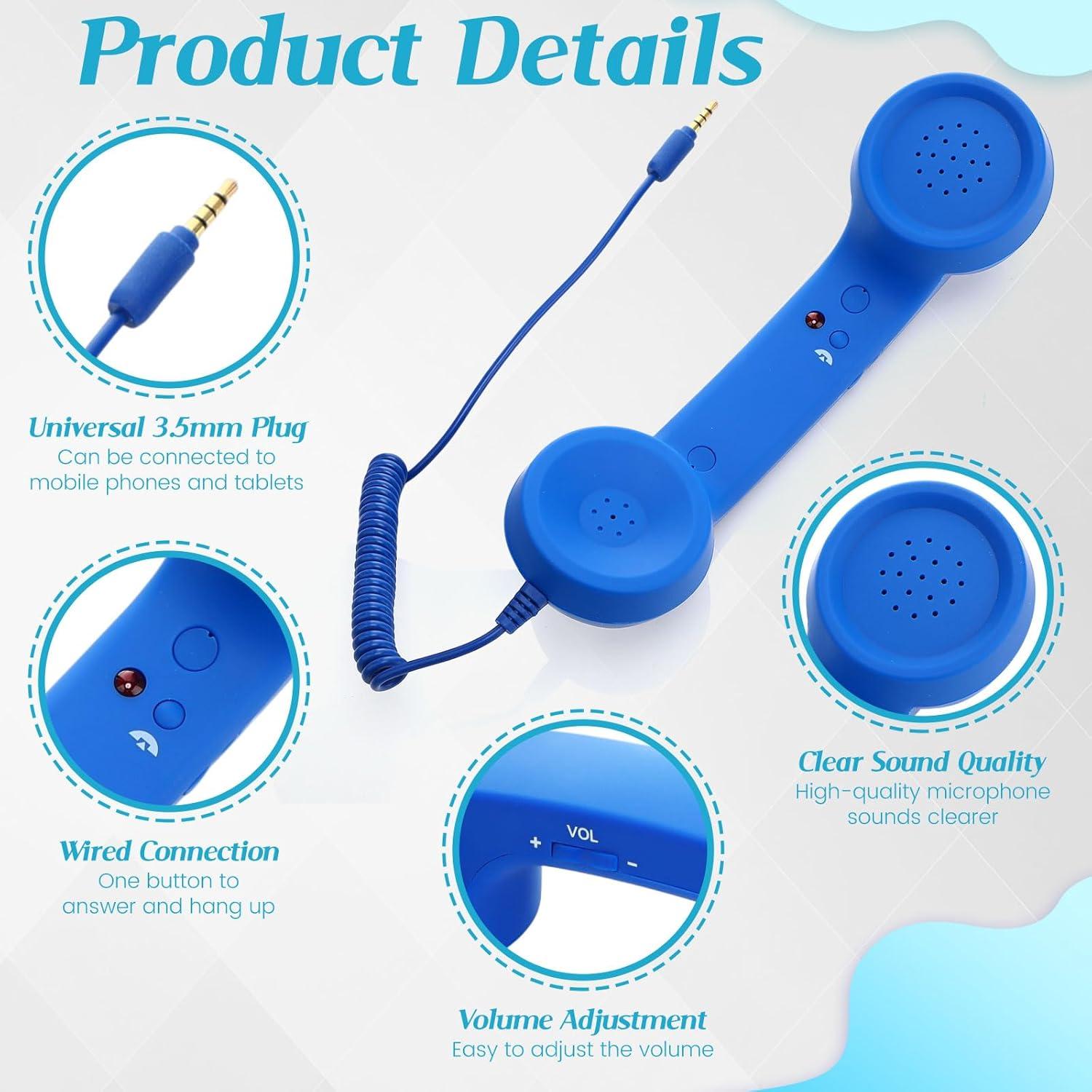 Auriculares Retro Coloridos Relaxweex 10 Pcs 3.5mm