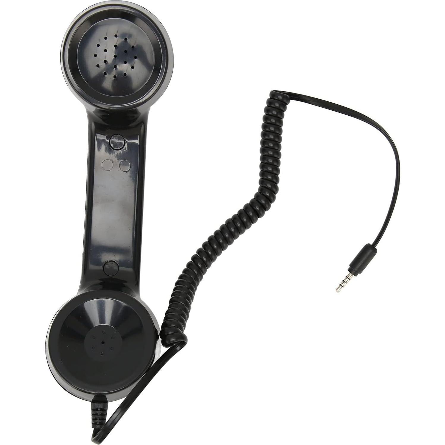 Auricular Retro Dpofirs 3.5mm para Móviles y PC - Negro