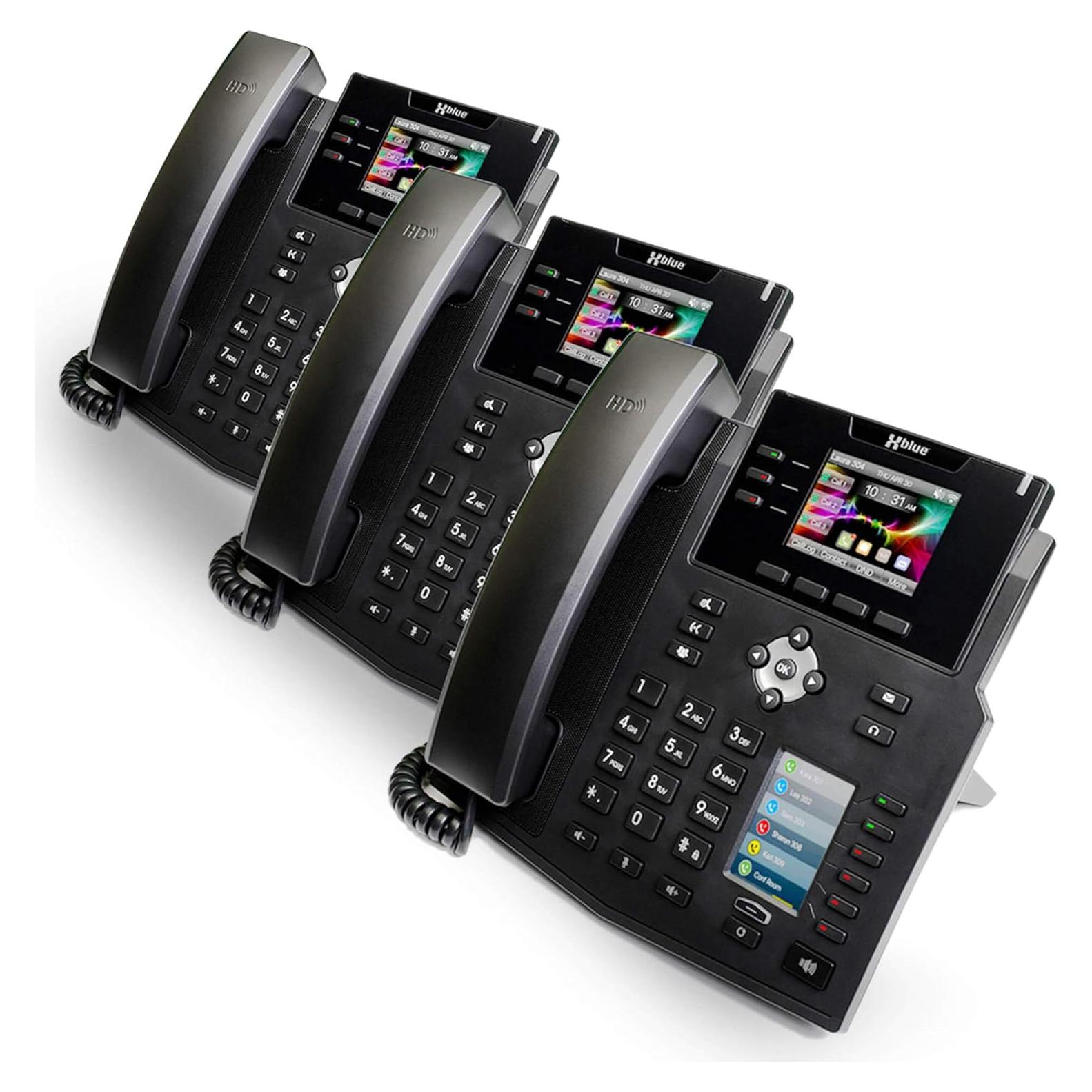 Sistema Telefónico en la Nube XBLUE con 3 Teléfonos IP y 6 Meses VoIP