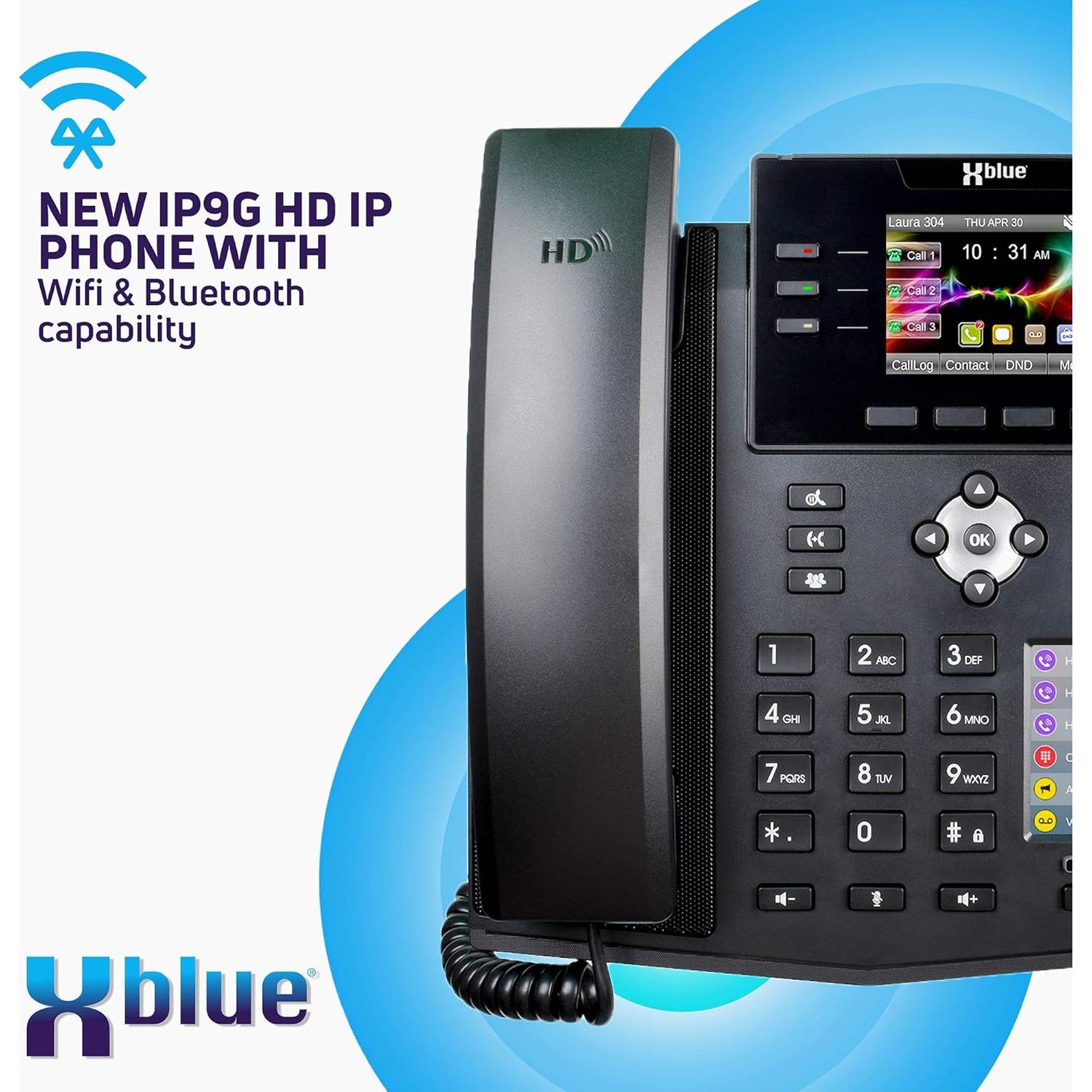 Sistema Telefónico en la Nube XBLUE con 3 Teléfonos IP y 6 Meses VoIP