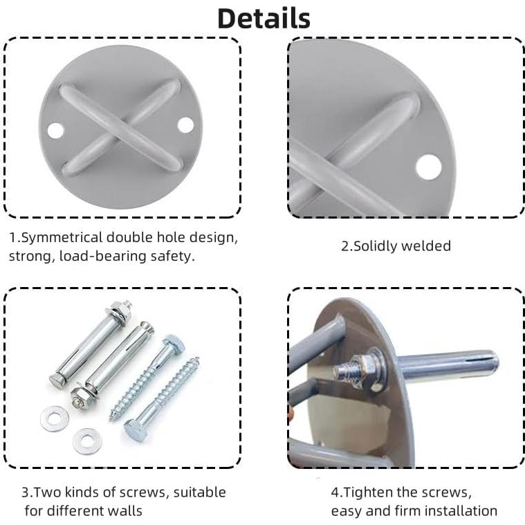 Soporte de Montaje en Pared LBDONDIN para Yoga y Gimnasia