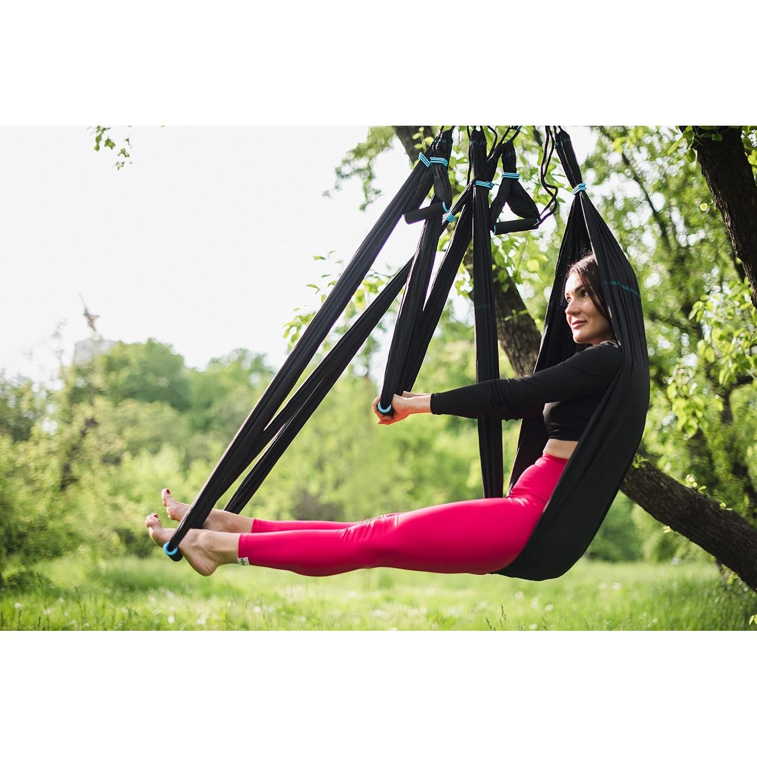 Columpio de Yoga Aéreo Yoga4You - Hamaca Antigravedad 248x150 cm