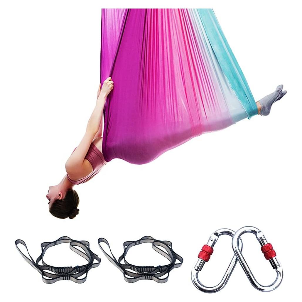 Hamaca Aérea Foser 5m x 2.8m Yoga Antigravedad 300KG