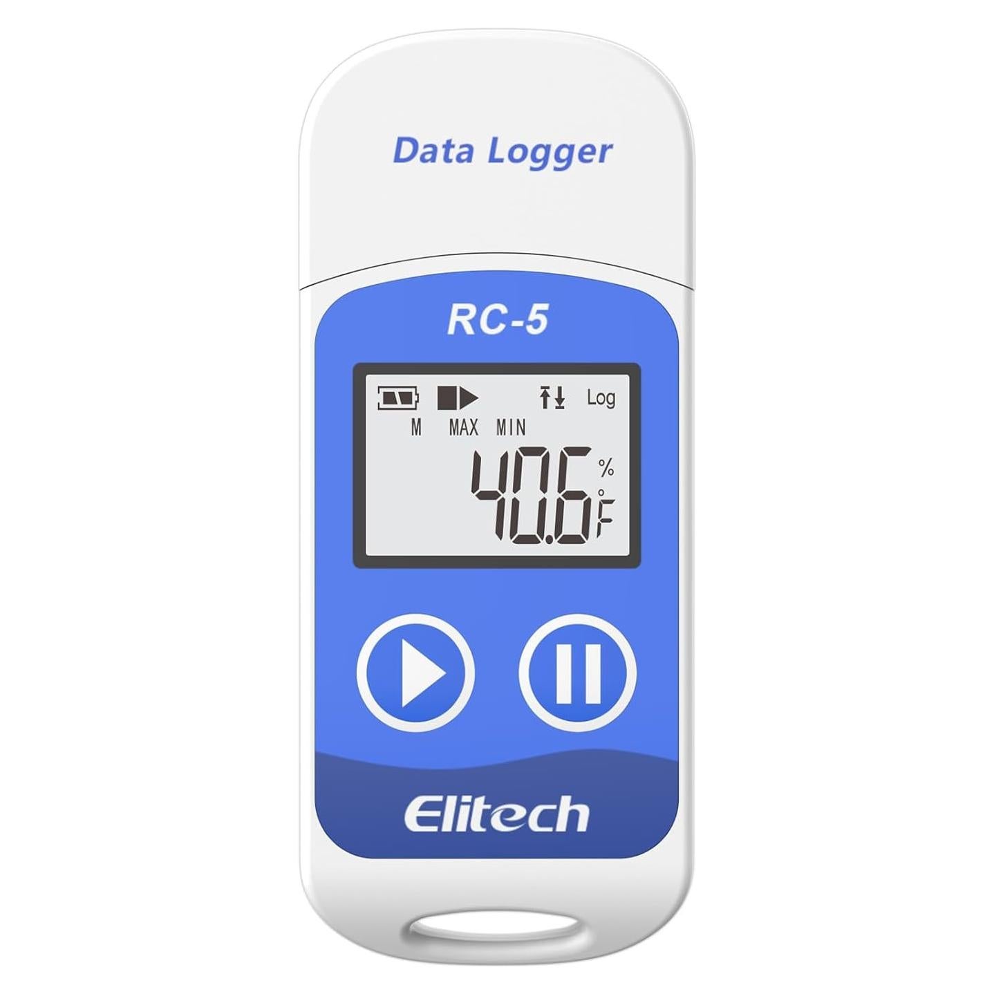 Registrador de Datos de Temperatura Elitech RC-5 USB 32000 Puntos
