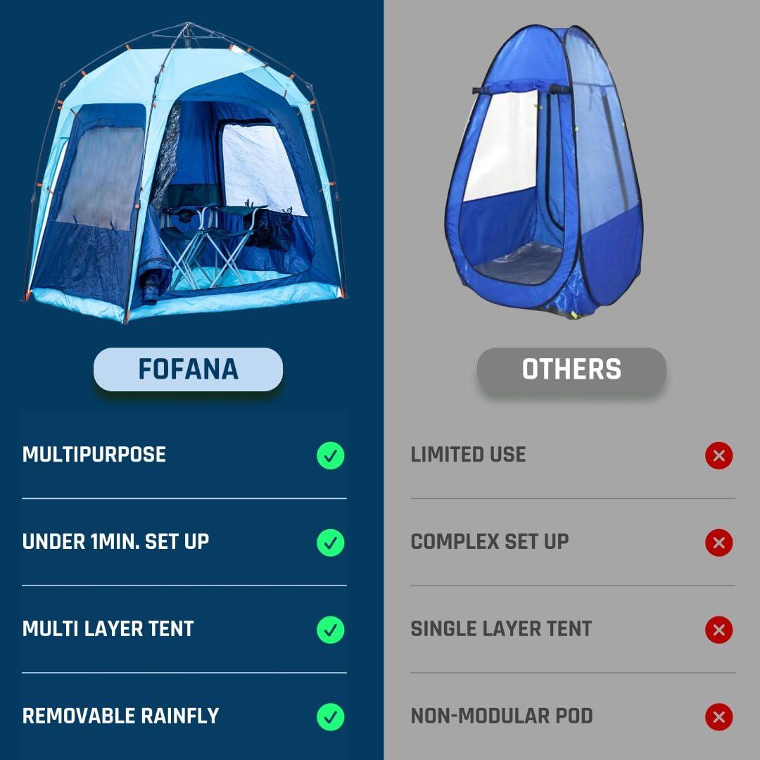 Carpa Deportiva Fofana MultiPod 4 Personas Impermeable