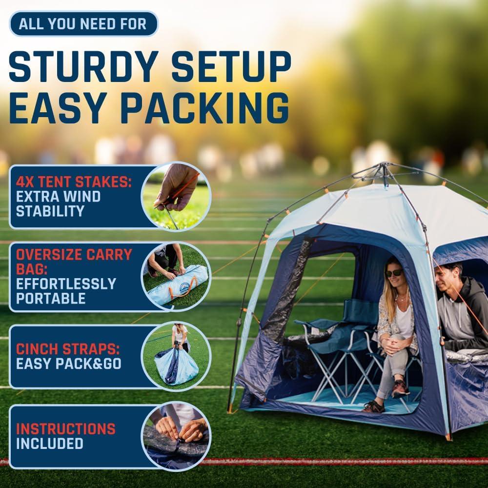 Carpa Deportiva Fofana MultiPod 4 Personas Impermeable