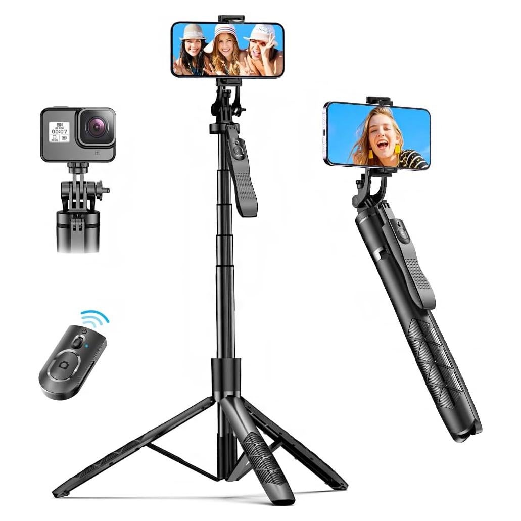 Trípode Selfie 156 cm LDP con Control Remoto Inalámbrico