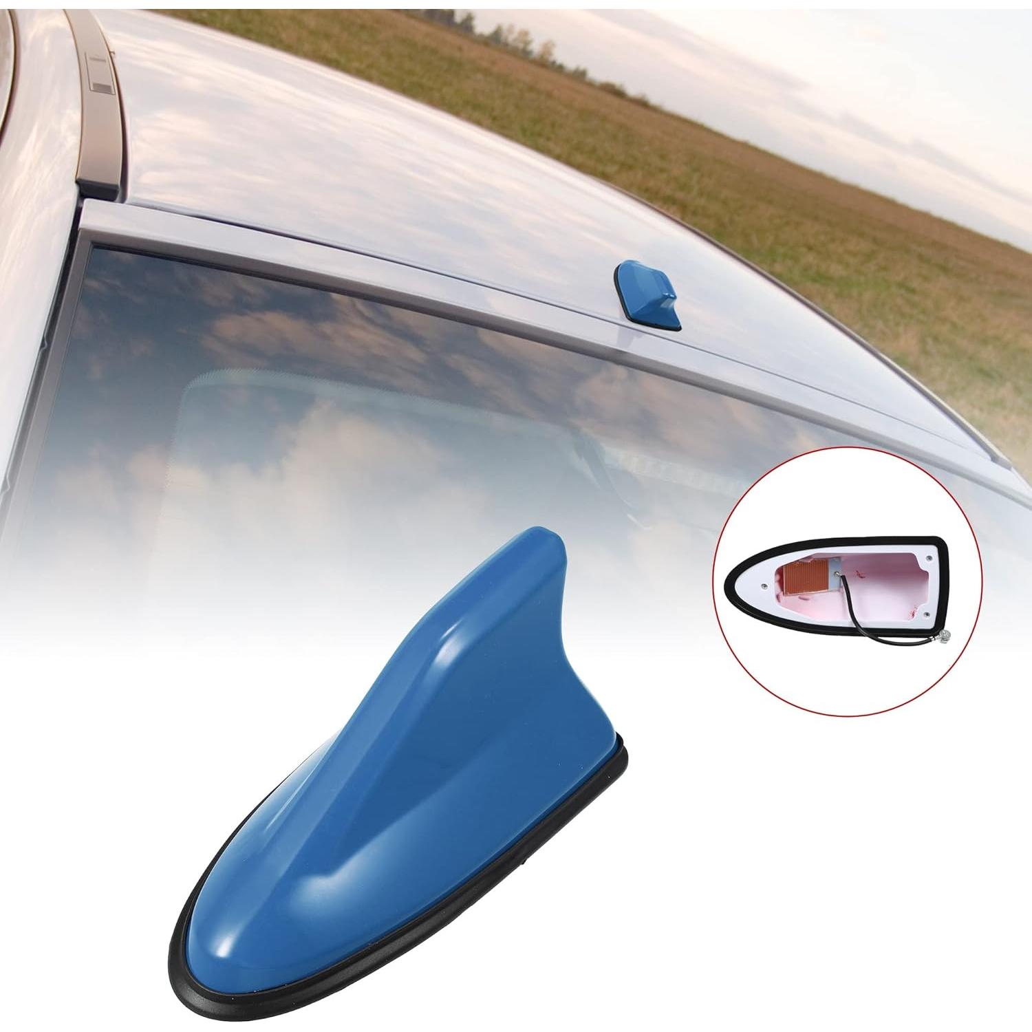 Antena Decorativa para Coche X AUTOHAUX Azul 15.9x7.6cm