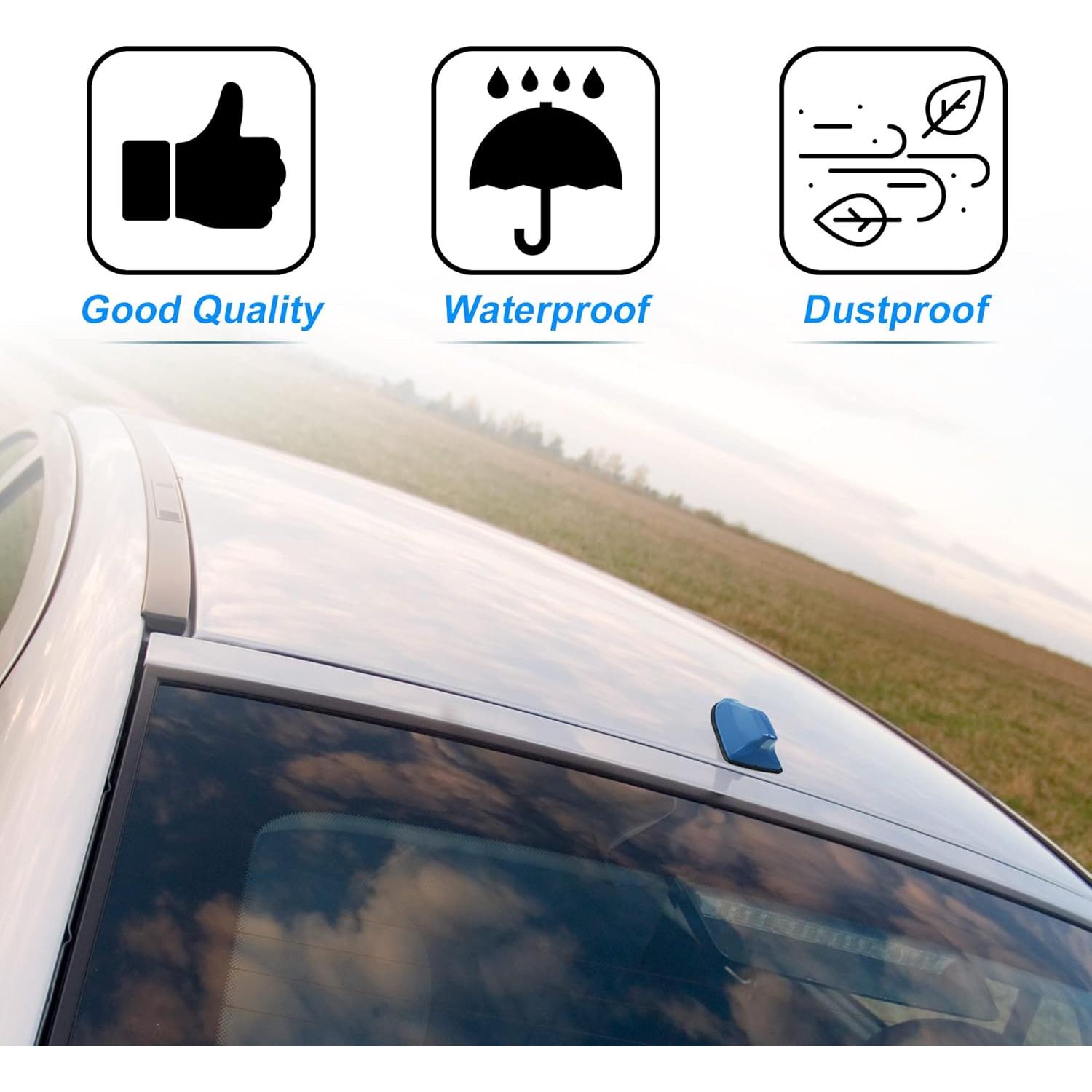 Antena Decorativa para Coche X AUTOHAUX Azul 15.9x7.6cm