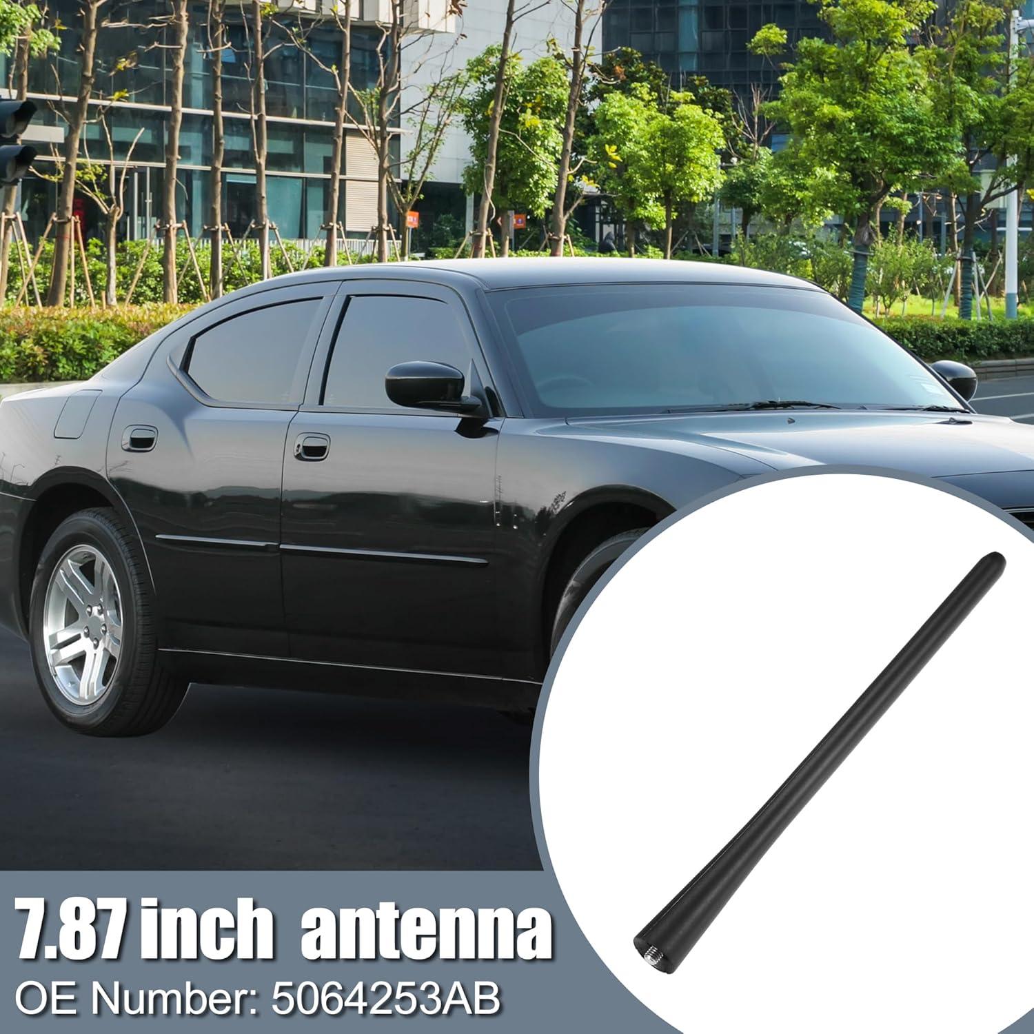 Antena de Goma Flexible 20 cm DC 12V X AUTOHAUX para Dodge