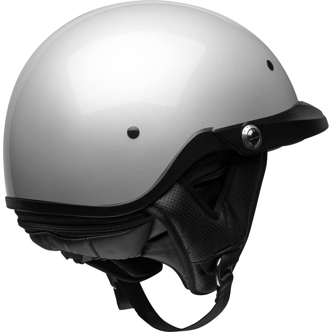 Casco BELL Pit Boss Mediano Blanco Perla Brillante