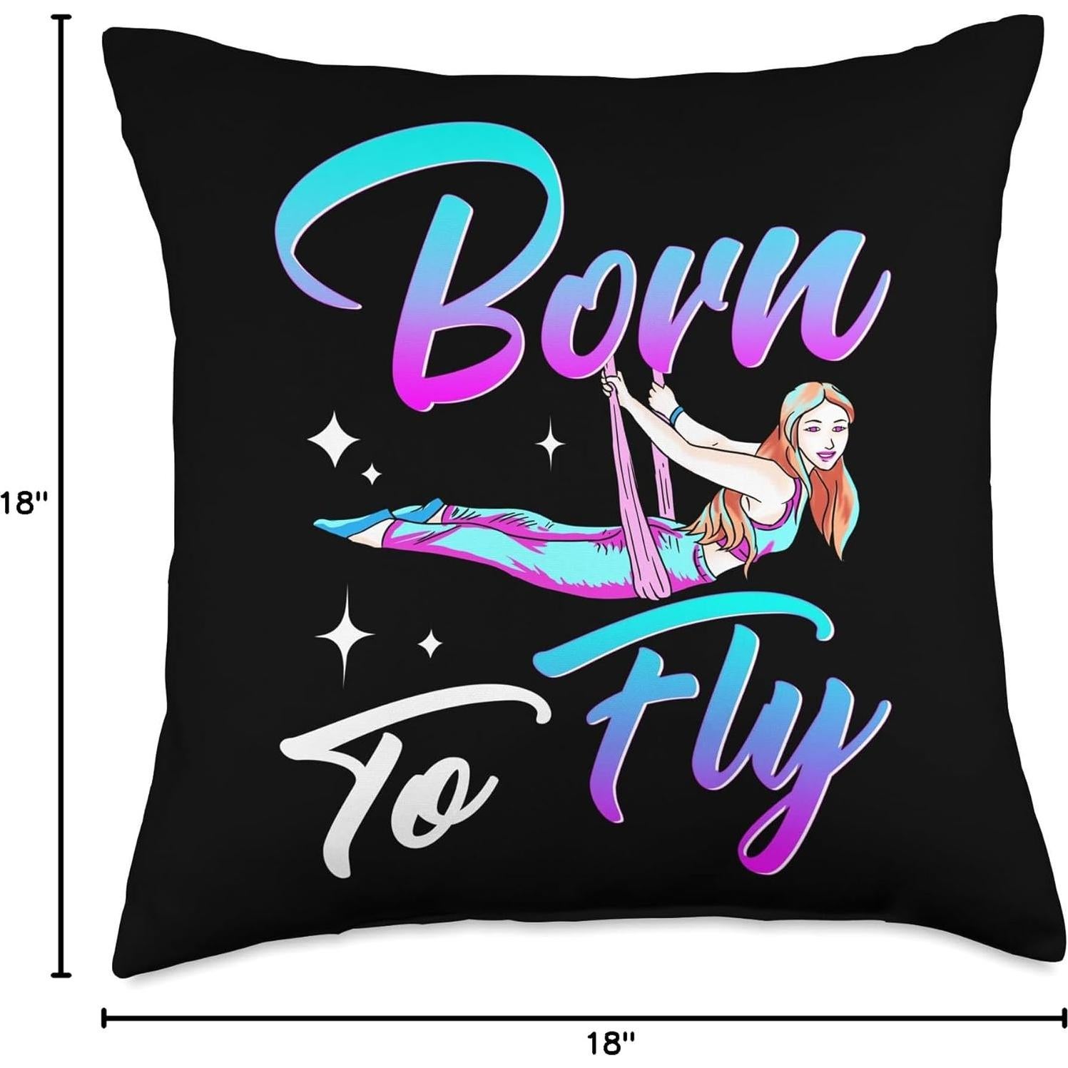 Cojín de Lanzamiento Aerial Silks NYC 45x45cm Multicolor