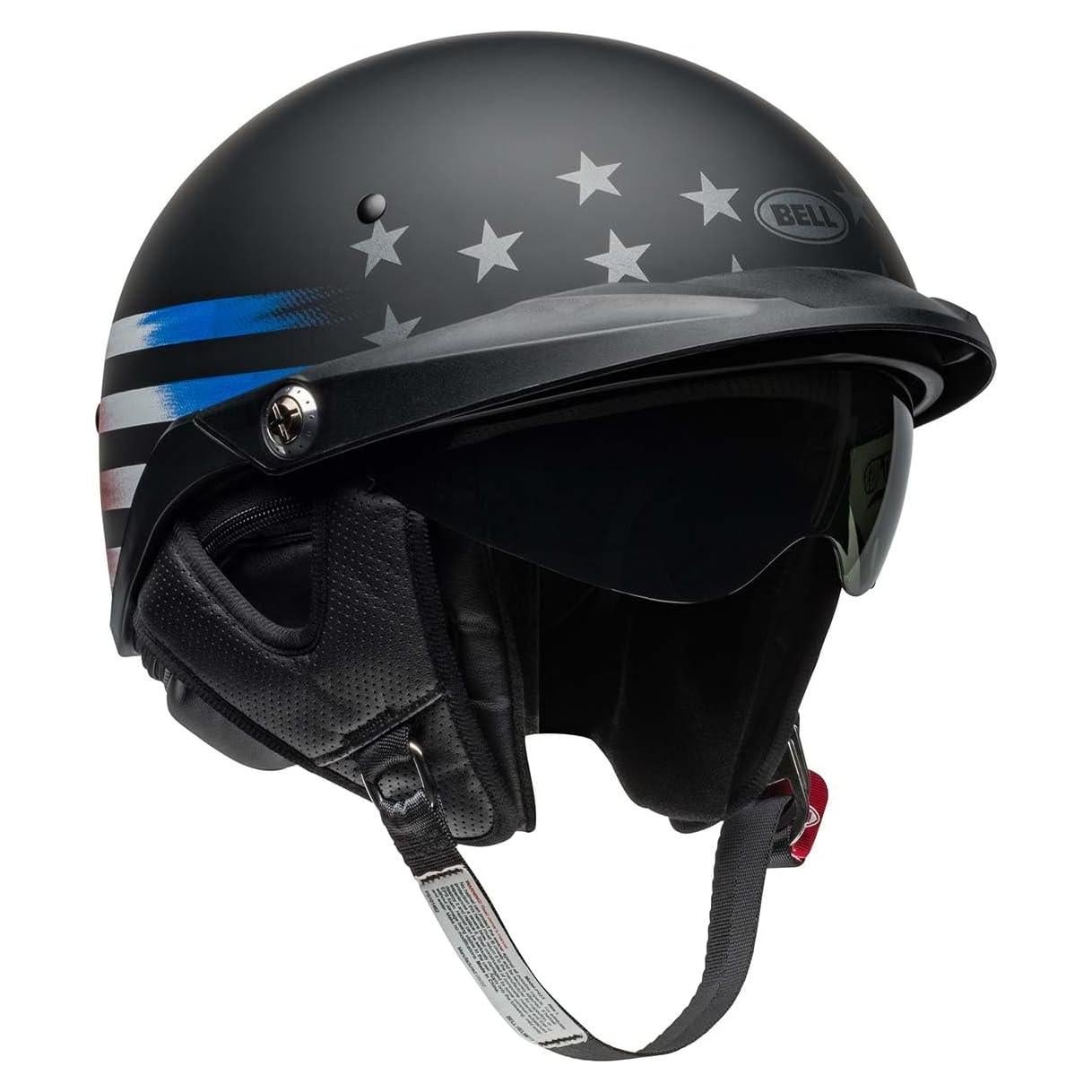 Casco BELL Pit Boss Grande Negro Banner Mate/Rojo