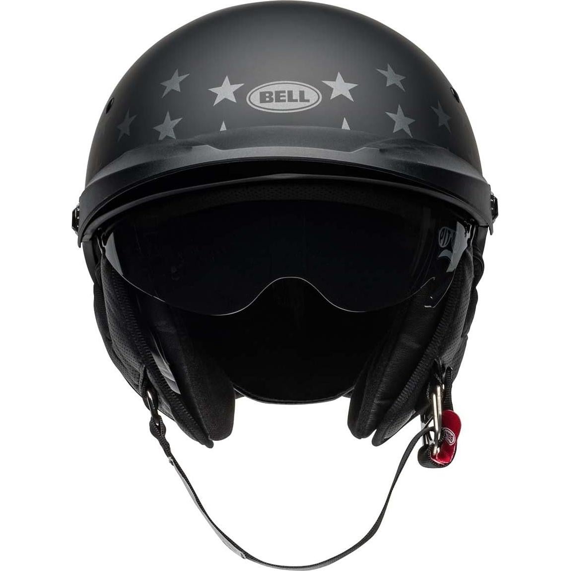 Casco BELL Pit Boss Grande Negro Banner Mate/Rojo