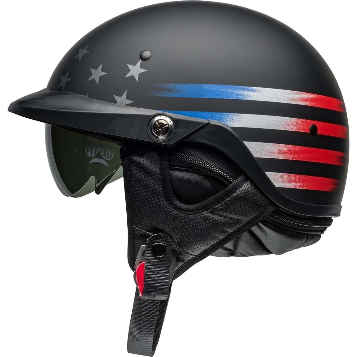 Casco BELL Pit Boss Grande Negro Banner Mate/Rojo
