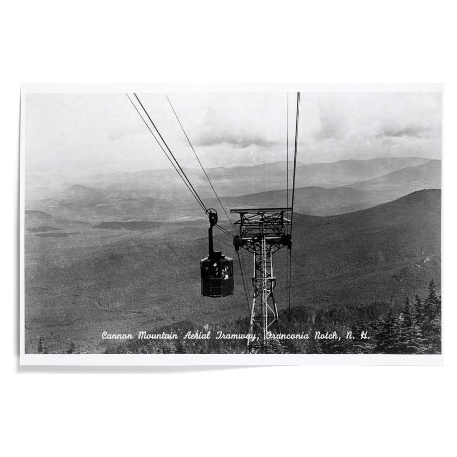 Impresión Artística Lantern Press Franconia Notch 30x45 cm