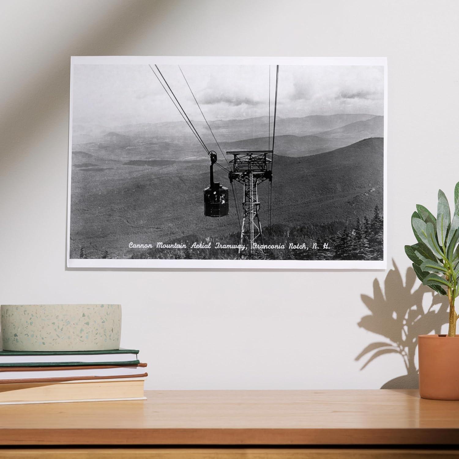 Impresión Artística Lantern Press Franconia Notch 30x45 cm