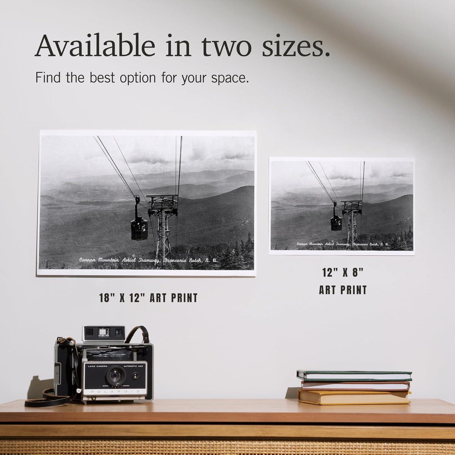 Impresión Artística Lantern Press Franconia Notch 30x45 cm