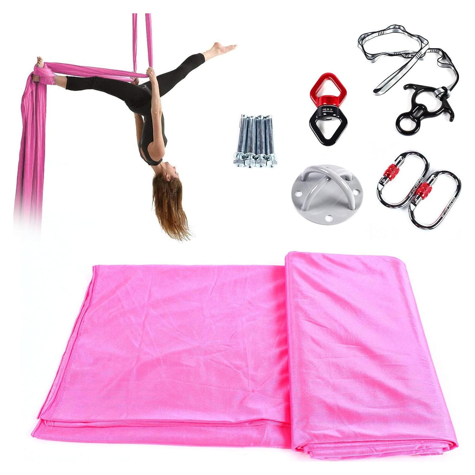 Juego de Sedas Aéreas Kaichenyt 2.8x2.8m para Yoga y Ejercicio