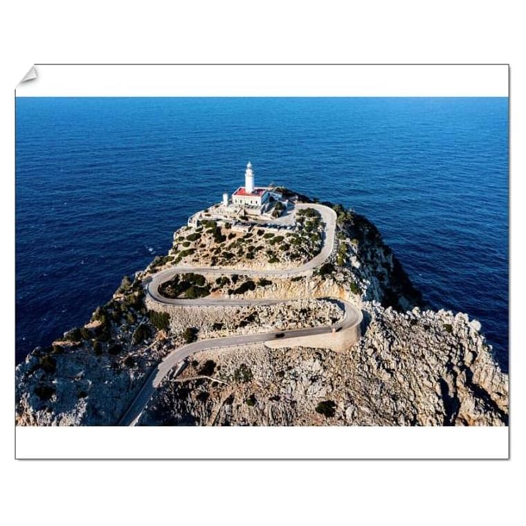 Impresión Aérea Faro Cap de Formentor 10x8 WorldInPrint