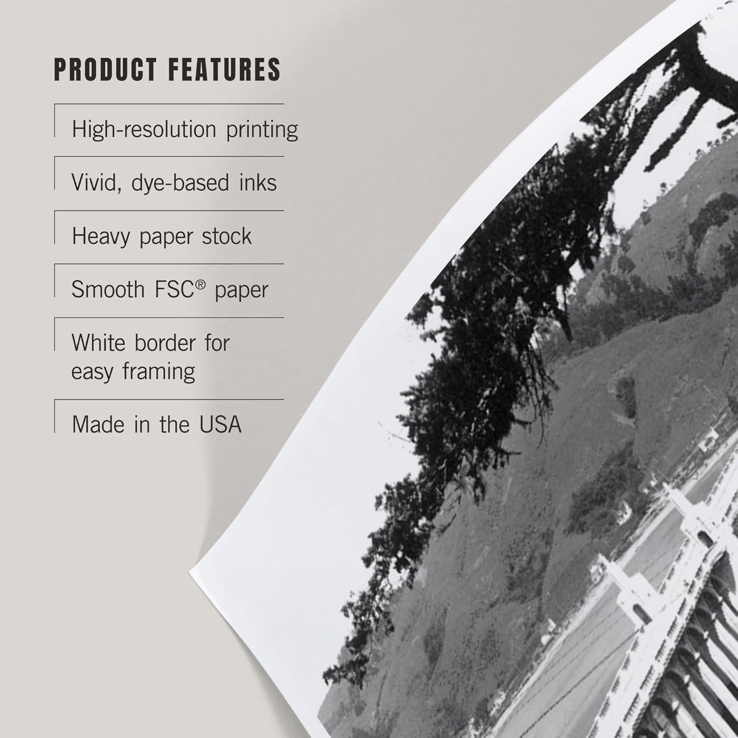 Impresión Artística Lantern Press 20x30 cm Playa Dorada