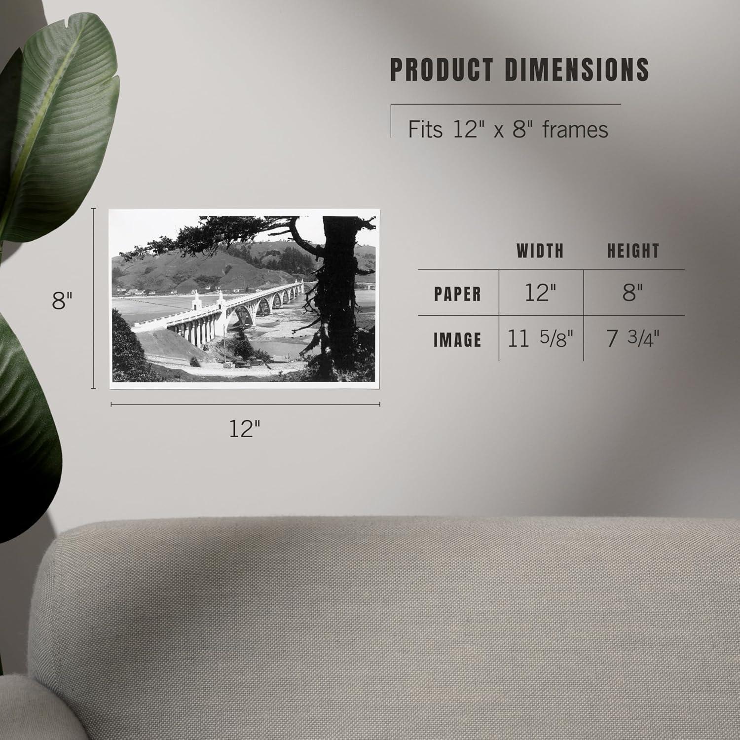 Impresión Artística Lantern Press 20x30 cm Playa Dorada