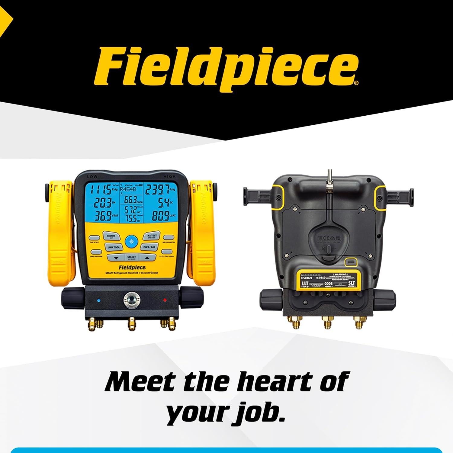 Manifold de Refrigerante Inalámbrico Fieldpiece SM382V 3 Puertos