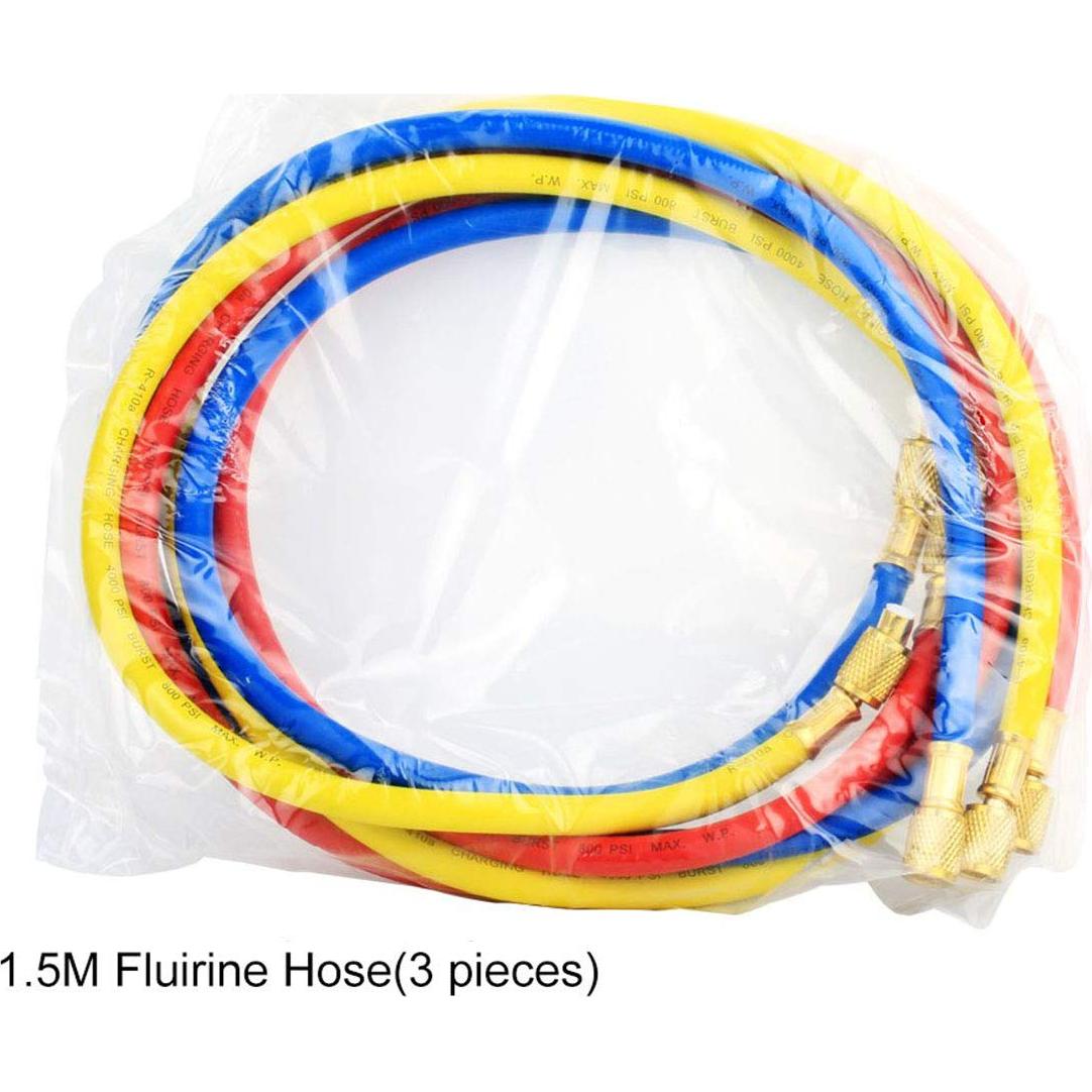 Manómetro de Refrigerante Elitech DMG-3 con Mangueras 1.25m