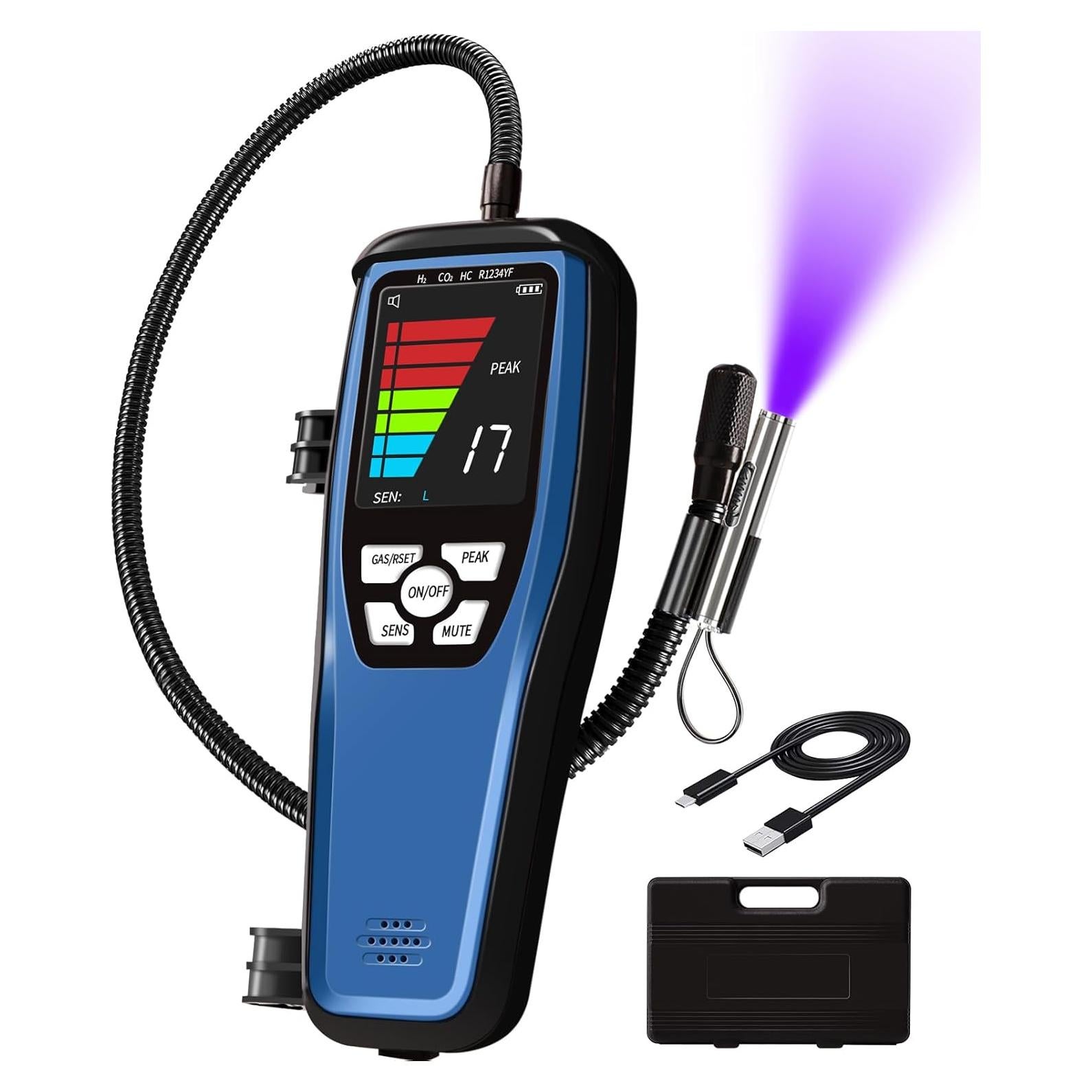 Detector de Fugas de Refrigerante Aprvtio ALD-200 con Pantalla TFT