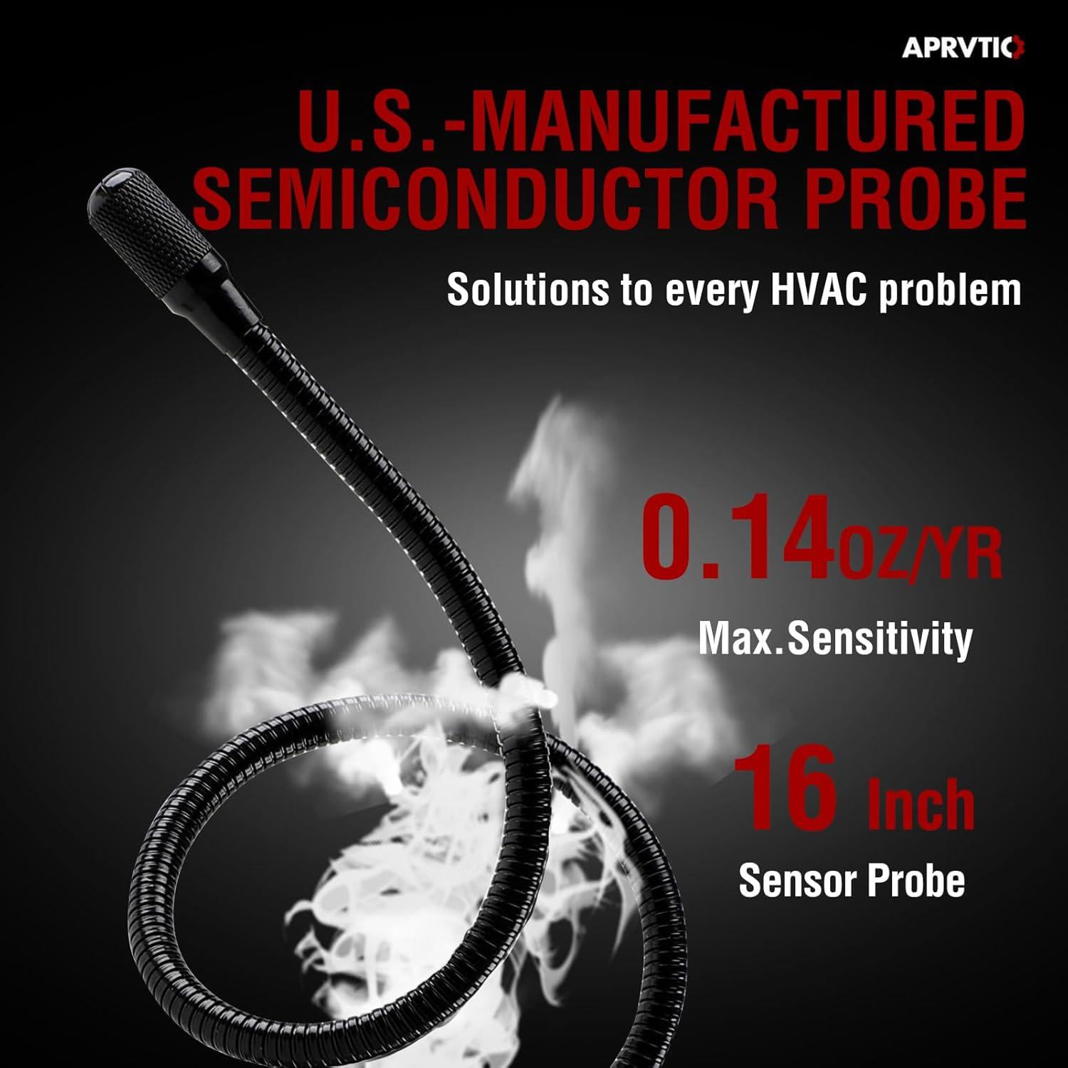 Detector de Fugas de Refrigerante Aprvtio ALD-200 con Pantalla TFT