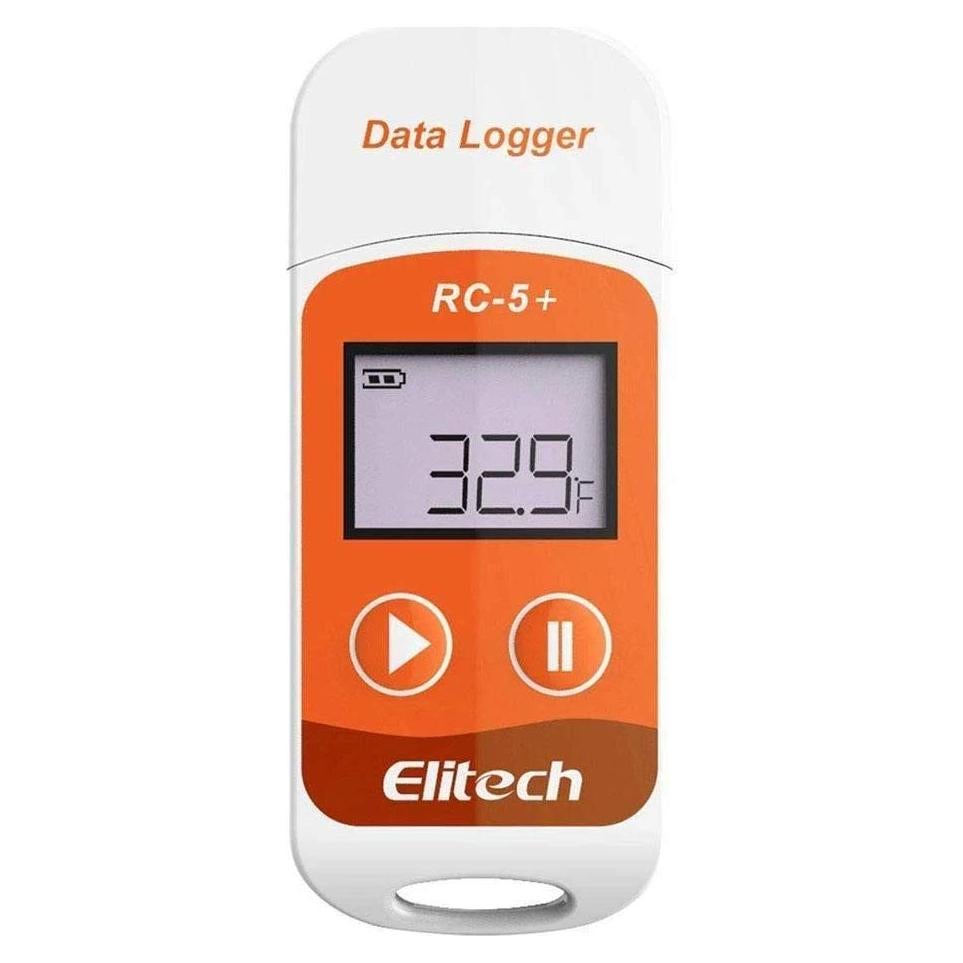 Elitech RC5+ Registrador de Datos de Temperatura -30°C a +70°C