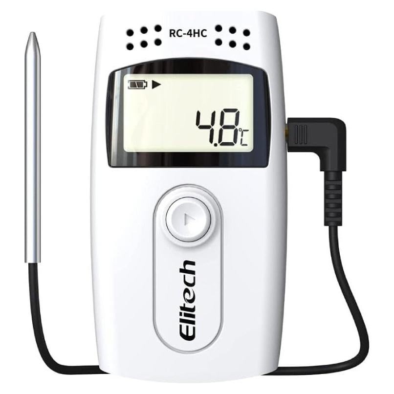 Instrukart Elitech RC 4HC for Reefer Truck Data Logger pharmaceuticals, Food, Medical cabinets, Laboratories, Cold Storage or breeding Industry