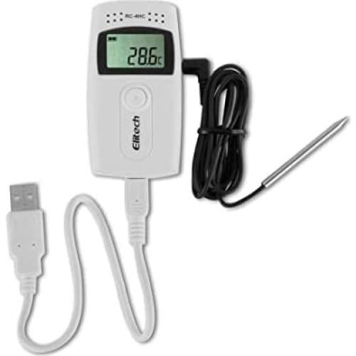 Instrukart Elitech RC 4HC for Reefer Truck Data Logger pharmaceuticals, Food, Medical cabinets, Laboratories, Cold Storage or breeding Industry