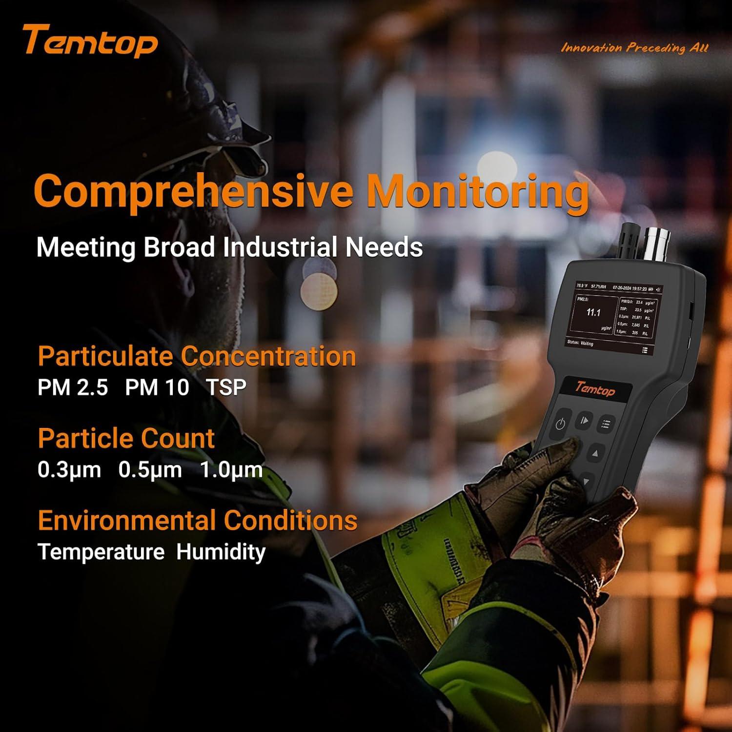 Contador de Partículas Temtop Airing-2000 Monitor de Calidad del Aire