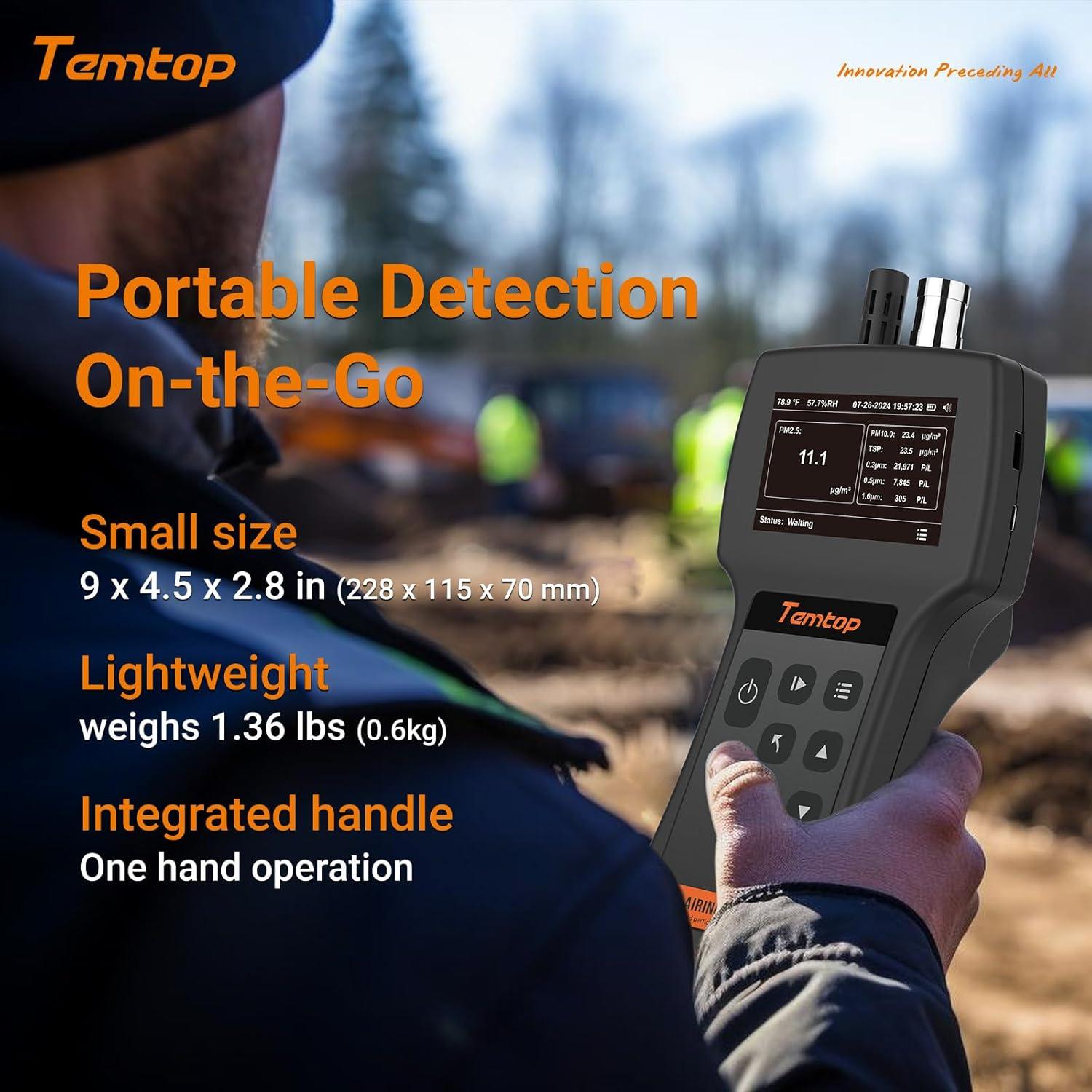 Contador de Partículas Temtop Airing-2000 Monitor de Calidad del Aire