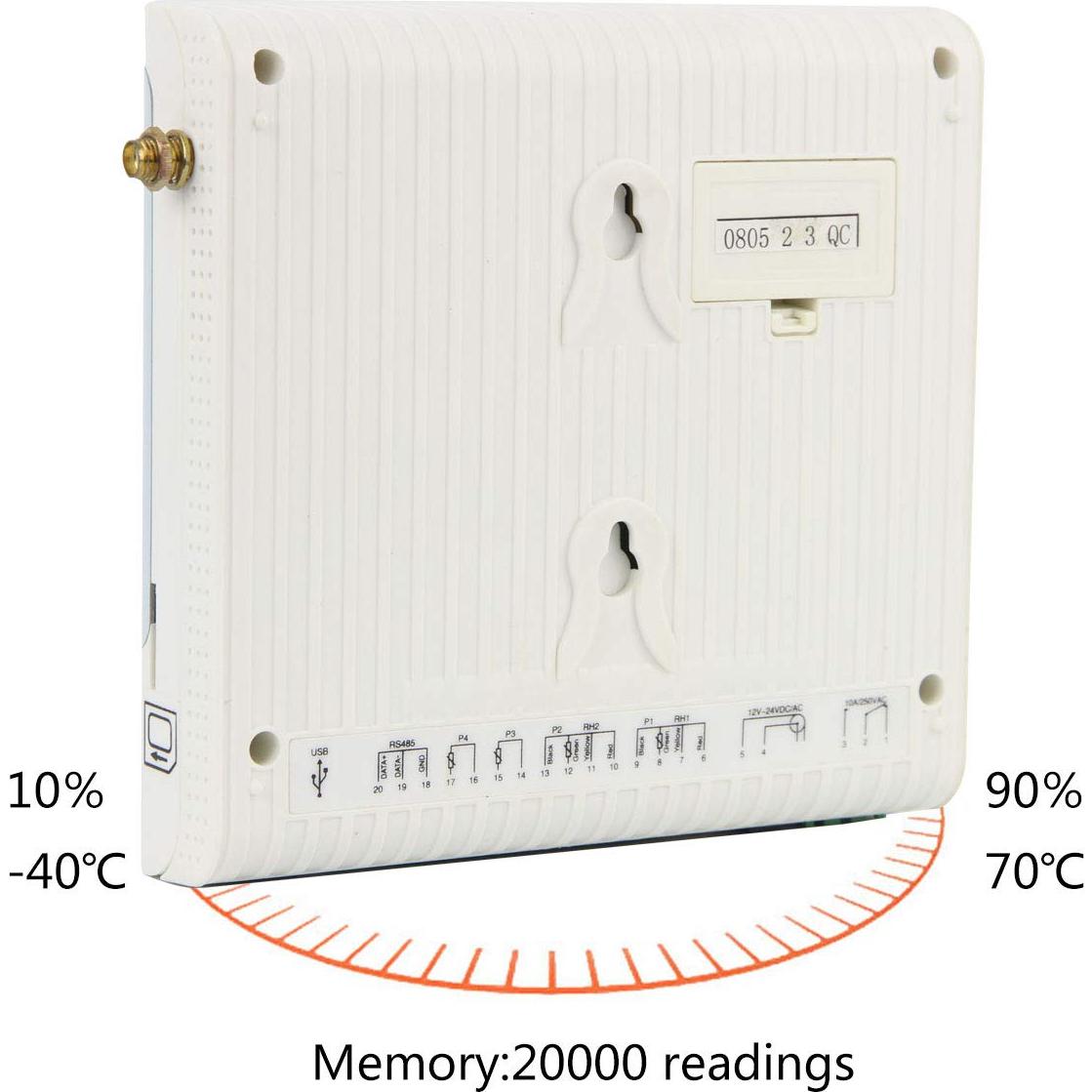 Registrador de Datos de Temperatura y Humedad Elitech RCW-400A