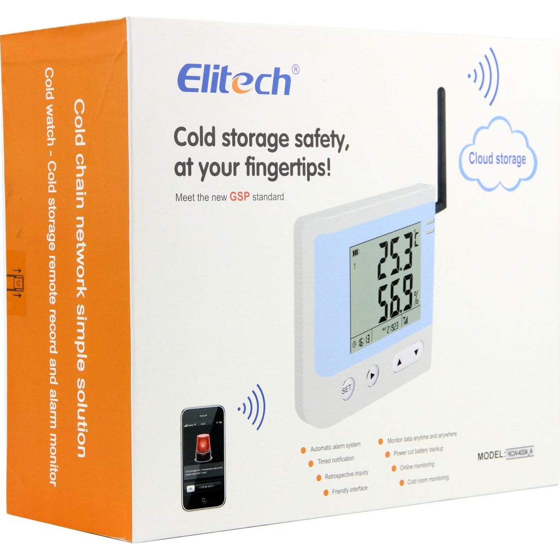 Registrador de Datos de Temperatura y Humedad Elitech RCW-400A