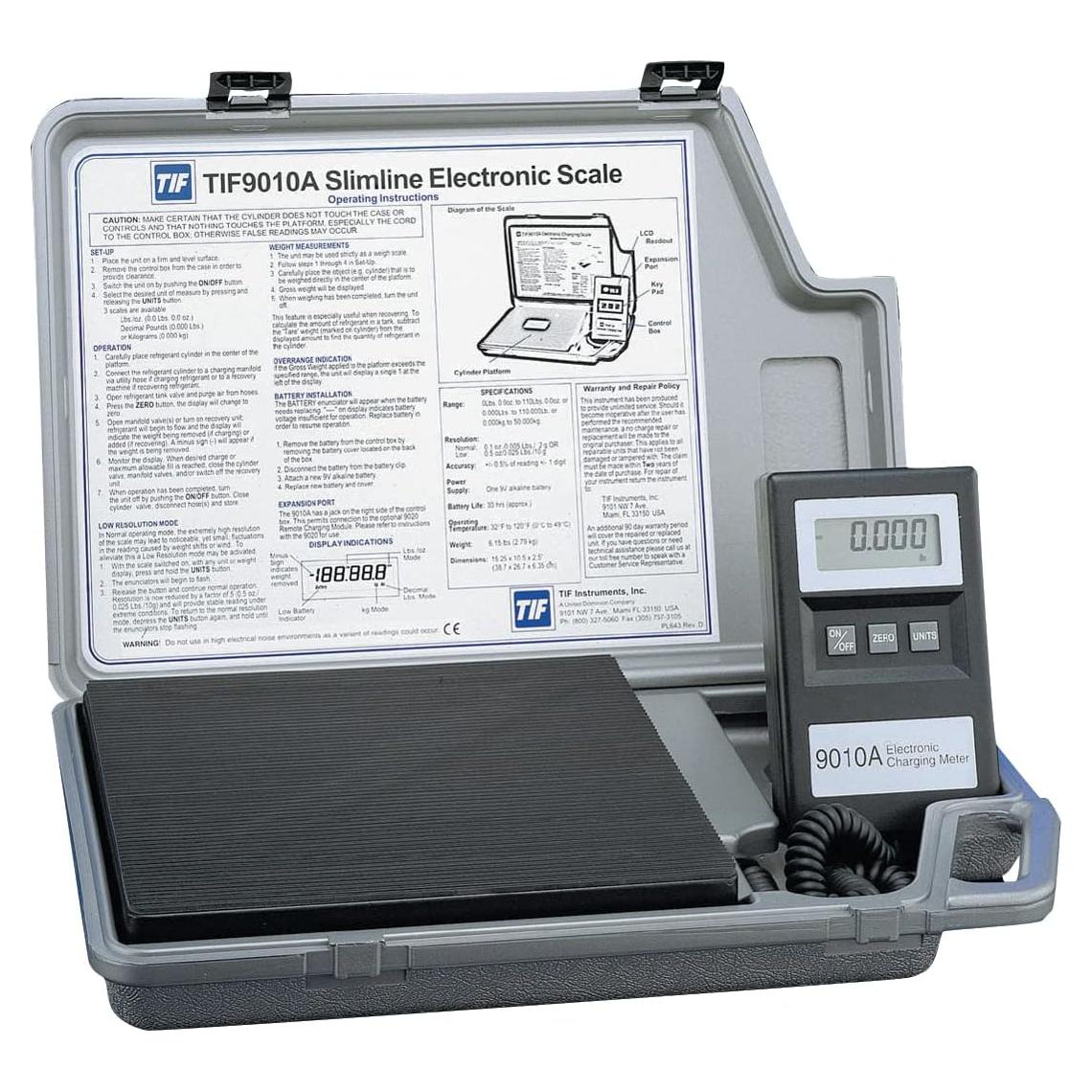 Báscula Electrónica Robinair TIF9010A 50kg Alta Precisión